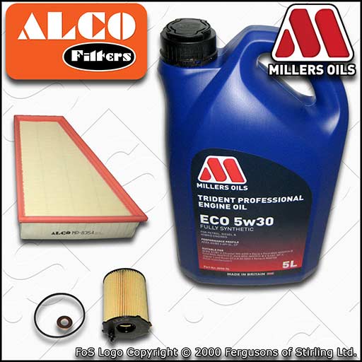 SERVICE KIT for FORD S-MAX 1.6 TDCI ALCO OIL AIR FILTERS +OIL (2011-2014)