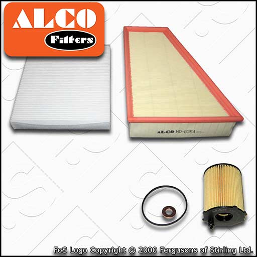 SERVICE KIT for FORD S-MAX 1.6 TDCI ALCO OIL AIR CABIN FILTERS (2011-2014)