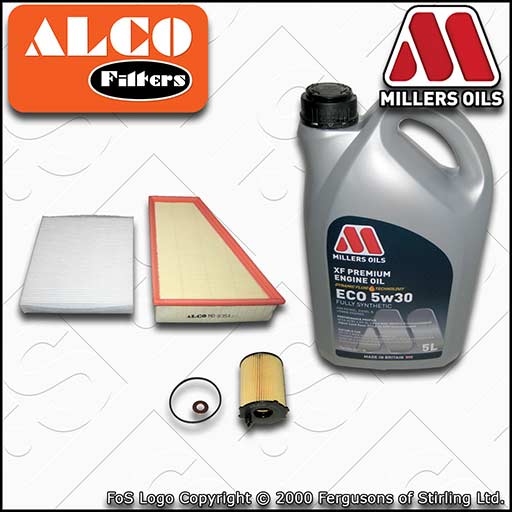 SERVICE KIT for FORD S-MAX 1.6 TDCI ALCO OIL AIR CABIN FILTERS +OIL (2011-2014)