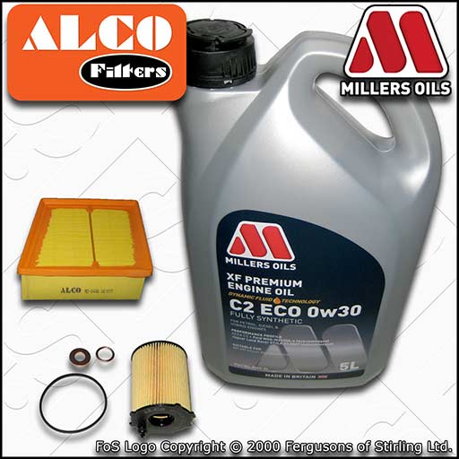 SERVICE KIT for FORD FIESTA MK7 1.5 TDCI XU* XV* OIL AIR FILTER +OIL (2015-2017)