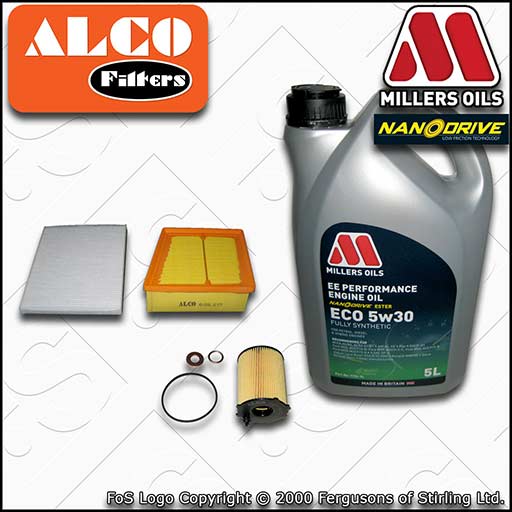 SERVICE KIT for FORD FIESTA MK7 1.5 TDCI UGJC OIL AIR CABIN FILTERS +OIL (12-15)