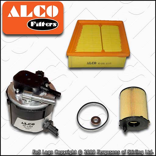 SERVICE KIT for FORD FIESTA MK7 1.6 TDCI HHJ* OIL AIR FUEL FILTERS (2008-2012)