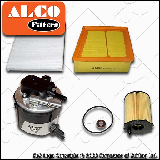 SERVICE KIT for FORD FIESTA MK7 1.6 TDCI HHJ* OIL AIR FUEL CABIN FILTERS (08-12)