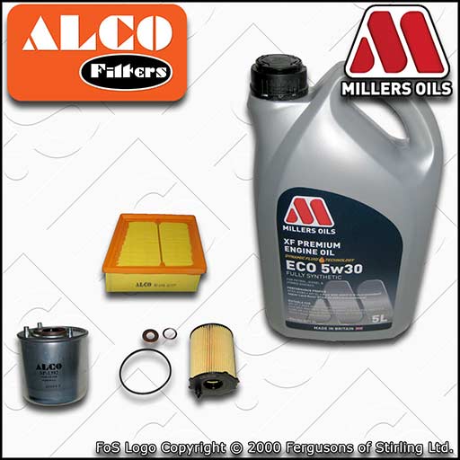 SERVICE KIT for FORD FIESTA MK7 1.5 TDCI UGJC OIL AIR FUEL FILTER +OIL 2012-2015