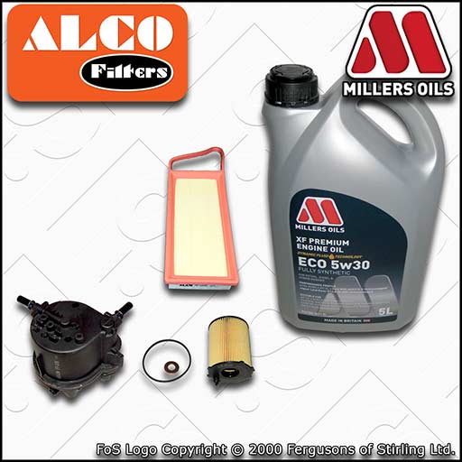 SERVICE KIT for FORD FIESTA MK6 1.4 TDCI OIL AIR FUEL FILTER +XF OIL (2001-2008)