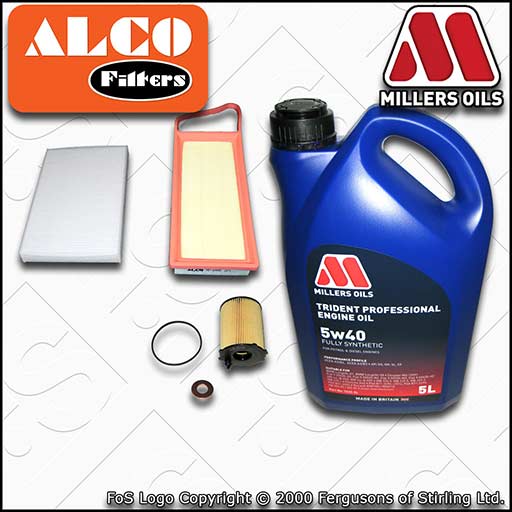 SERVICE KIT for PEUGEOT 307 1.4 HDI OIL AIR CABIN FILTERS +OIL (2001-2005)