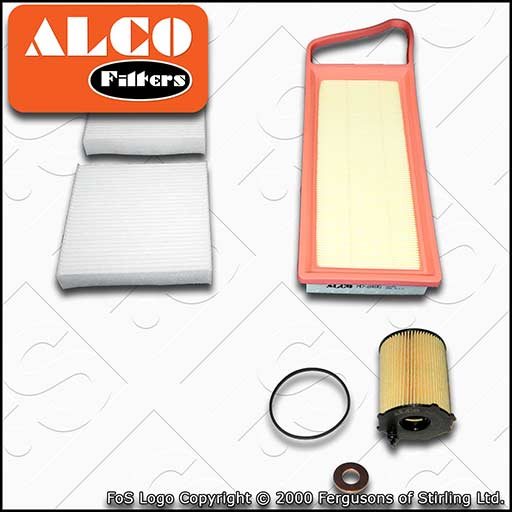 SERVICE KIT for PEUGEOT 207 1.4 HDI DV4TD ALCO OIL AIR CABIN FILTERS (2006-2010)