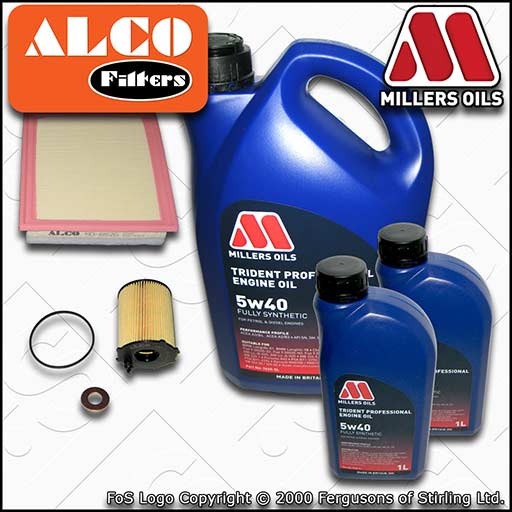 SERVICE KIT for FIAT SCUDO 1.6 D MULTIJET 8V OIL AIR FILTERS +FS OIL (2011-2016)