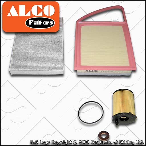 SERVICE KIT for CITROEN C5 1.6 HDI ALCO OIL AIR CABIN FILTERS (2010-2015)