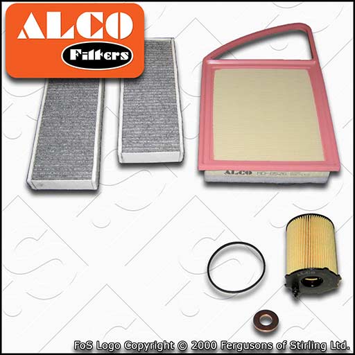 SERVICE KIT for PEUGEOT 308 1.6 HDI ALCO OIL AIR CABIN FILTERS (2013-2018)