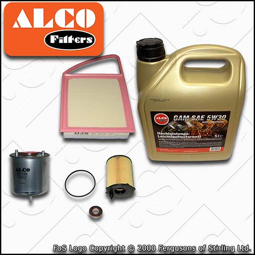 SERVICE KIT for CITROEN C4 PICASSO 1.6 HDI DV6C OIL AIR FUEL FILTER +OIL (10-18)