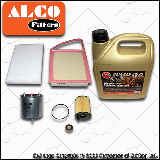 SERVICE KIT for CITROEN C3 PICASSO 1.6 HDI DV6C/D OIL AIR FUEL CABIN FILTER +OIL