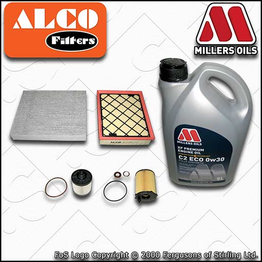 SERVICE KIT for FORD MONDEO MK5 1.5 TDCI OIL AIR FUEL CABIN FILTERS +OIL (15-22)