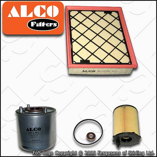 SERVICE KIT for FORD MONDEO MK5 1.6 TDCI ALCO OIL AIR FUEL FILTERS (2014-2022)
