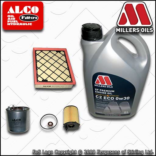 SERVICE KIT for FORD MONDEO MK5 1.6 TDCI OIL AIR FUEL FILTERS +OIL (2014-2022)