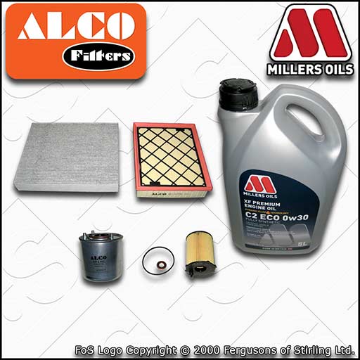 SERVICE KIT for FORD MONDEO MK5 1.6 TDCI OIL AIR FUEL CABIN FILTERS +OIL (14-22)