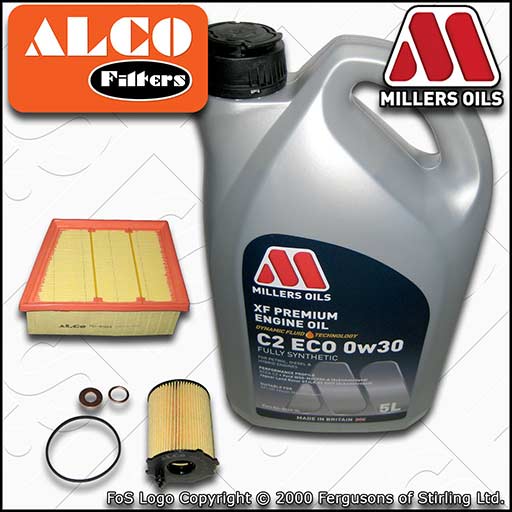 SERVICE KIT for FORD FIESTA MK8 1.5 TDCI OIL AIR FILTERS +5L OIL (2017-2019)