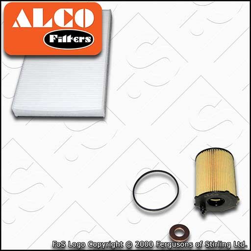 SERVICE KIT for PEUGEOT 1007 1.4 HDI ALCO OIL CABIN FILTERS (2005-2009)