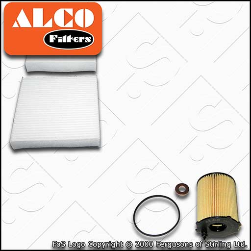 SERVICE KIT for PEUGEOT 208 1.4 HDI ALCO OIL CABIN FILTERS (2012-2015)
