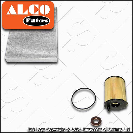 SERVICE KIT for CITROEN C5 1.6 HDI ALCO OIL CABIN FILTERS (2010-2015)