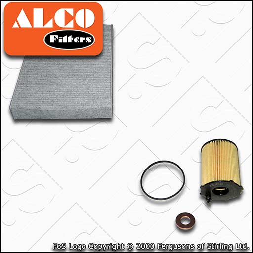 SERVICE KIT for PEUGEOT 508 1.6 HDI DV6C ALCO OIL CABIN FILTERS (2010-2015)