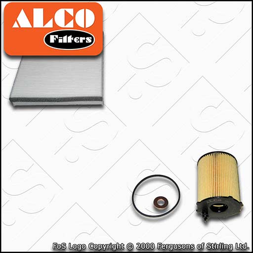 SERVICE KIT for FORD C-MAX 1.6 TDCI ALCO OIL CABIN FILTERS (2010-2018)