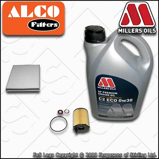 SERVICE KIT for FORD C-MAX 1.5 TDCI OIL CABIN FILTERS +0w30 OIL (2015-2020)