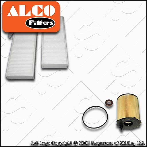 SERVICE KIT for PEUGEOT 308 1.6 HDI ALCO OIL CABIN FILTERS (2013-2018)