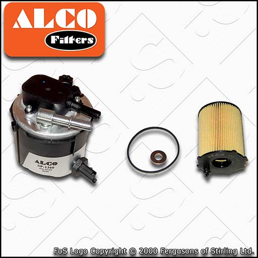 SERVICE KIT for FORD FIESTA MK7 1.6 TDCI HHJ* OIL FUEL FILTERS (2008-2012)