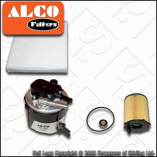 SERVICE KIT for FORD C-MAX 1.6 TDCI ALCO OIL FUEL CABIN FILTERS (2007-2010)