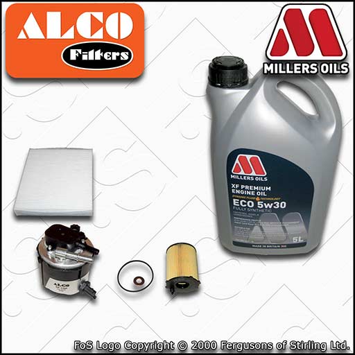 SERVICE KIT for FORD C-MAX 1.6 TDCI OIL FUEL CABIN FILTERS +XF OIL (2007-2010)