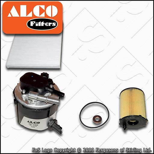 SERVICE KIT for FORD FIESTA MK7 1.6 TDCI HHJ* OIL FUEL CABIN FILTERS (2008-2012)