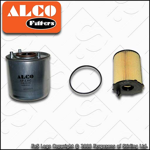 SERVICE KIT for FORD TRANSIT CONNECT 1.6 TDCI ALCO OIL FUEL FILTERS (2013-2017)