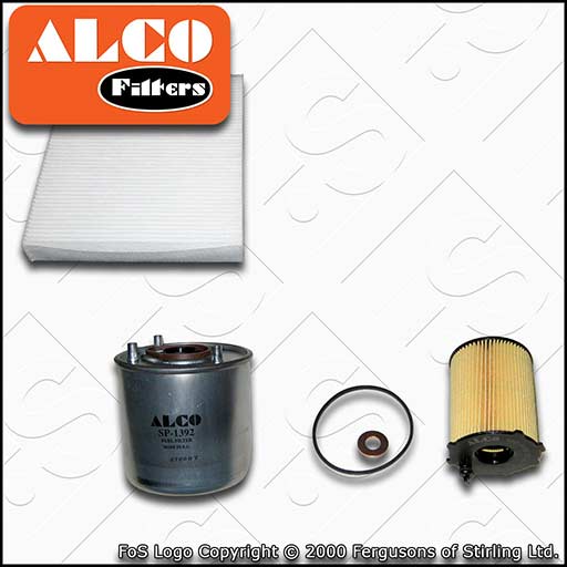 SERVICE KIT for FORD S-MAX 1.6 TDCI ALCO OIL FUEL CABIN FILTERS (2011-2014)