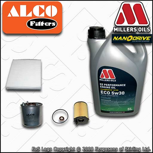 SERVICE KIT for FORD S-MAX 1.6 TDCI ALCO OIL FUEL CABIN FILTERS +OIL (2011-2014)