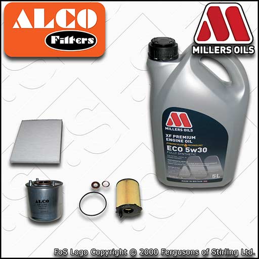 SERVICE KIT for FORD FIESTA MK7 1.5 TDCI UGJC OIL FUEL CABIN FILTER +OIL (12-15)