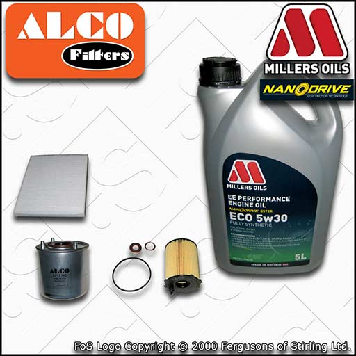 SERVICE KIT for FORD FIESTA MK7 1.5 TDCI UGJC OIL FUEL CABIN FILTER +OIL (12-15)