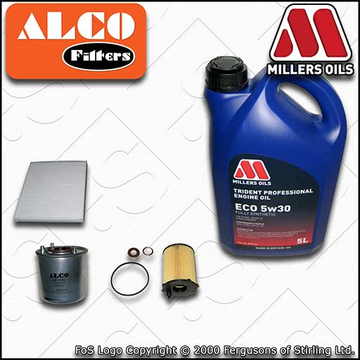 SERVICE KIT for FORD FIESTA MK7 1.5 TDCI UGJC OIL FUEL CABIN FILTER +OIL (12-15)