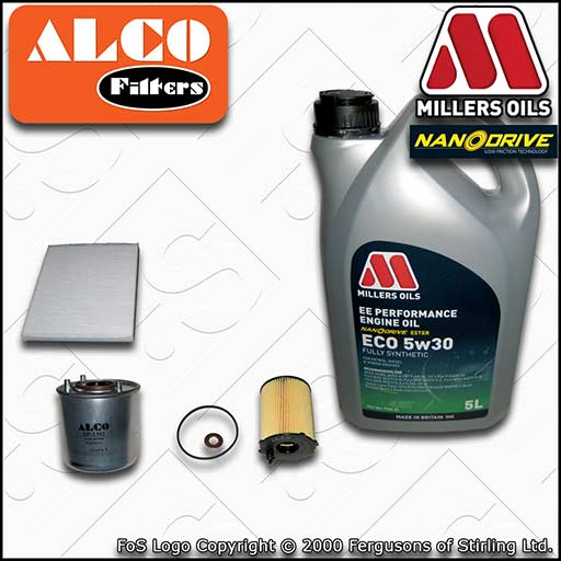 SERVICE KIT for FORD FIESTA MK7 1.4 TDCI KVJA OIL FUEL CABIN FILTER +OIL (10-12)