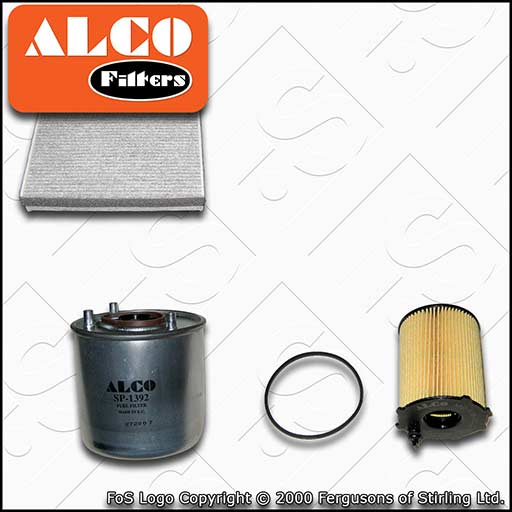 SERVICE KIT for FORD TRANSIT CONNECT 1.6 TDCI OIL FUEL CABIN FILTERS (2013-2017)