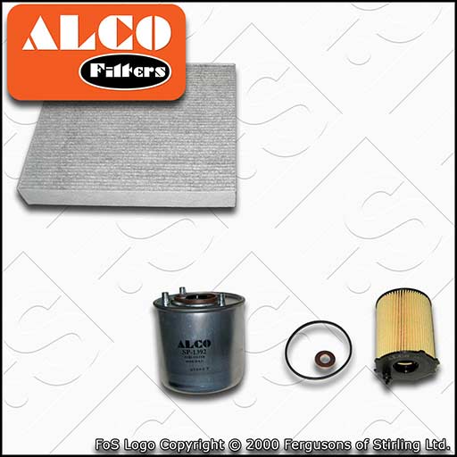 SERVICE KIT for FORD MONDEO MK5 1.6 TDCI ALCO OIL FUEL CABIN FILTERS (2014-2022)