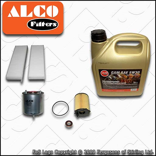 SERVICE KIT for CITROEN C4 PICASSO 1.6 HDI DV6C OIL FUEL CABIN FILTER +OIL 10-18