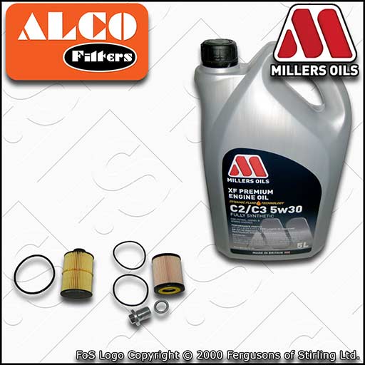 VAUXHALL/OPEL VECTRA C MK2 1.9 CDTI OIL FUEL FILTER SERVICE KIT +OIL (2004-2008)