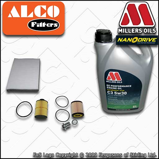 VAUXHALL/OPEL ASTRA H MK5 1.9 CDTI OIL FUEL CABIN FILTER SERVICE KIT+OIL (04-10)