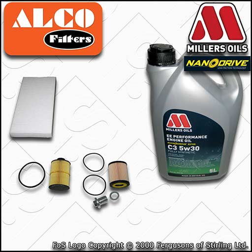 VAUXHALL/OPEL VECTRA C MK2 1.9 CDTI OIL FUEL CABIN FILTER SERVICE KIT +OIL 04-08