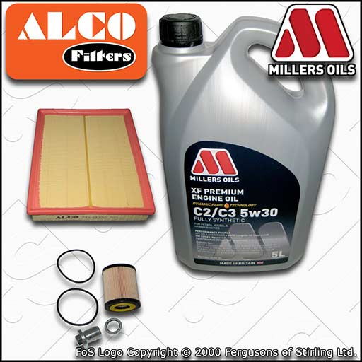 VAUXHALL/OPEL VECTRA C MK2 1.9 CDTI OIL AIR FILTER SERVICE KIT +OIL (2004-2008)