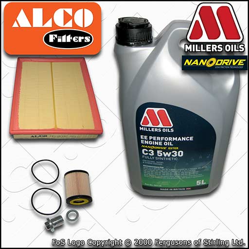 VAUXHALL/OPEL VECTRA C MK2 1.9 CDTI OIL AIR FILTER SERVICE KIT +OIL (2004-2008)