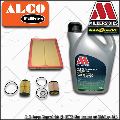 VAUXHALL/OPEL VECTRA C MK2 1.9 CDTI OIL AIR FUEL FILTER SERVICE KIT +OIL (04-08)