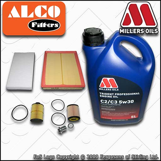 VAUXHALL/OPEL VECTRA C MK2 1.9 CDTI OIL AIR FUEL CABIN FILTER SERVICE KIT +OIL