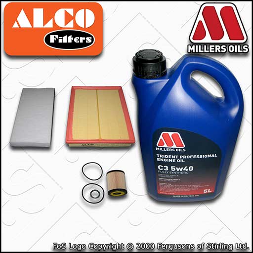 VAUXHALL/OPEL VECTRA C MK2 1.9 CDTI OIL AIR CABIN FILTER SERVICE KIT +OIL 04-08